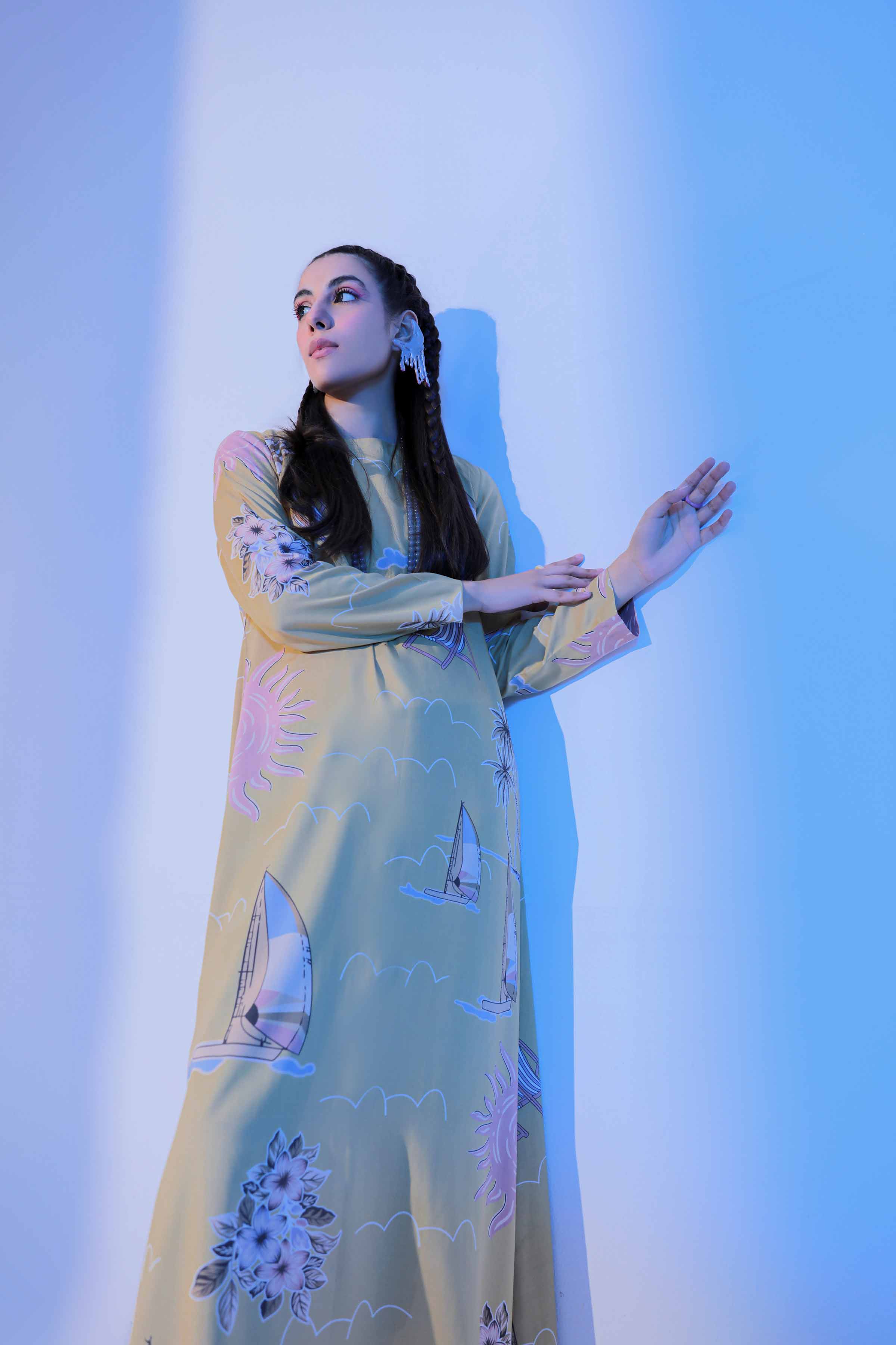 Printed Dress - AS23-39