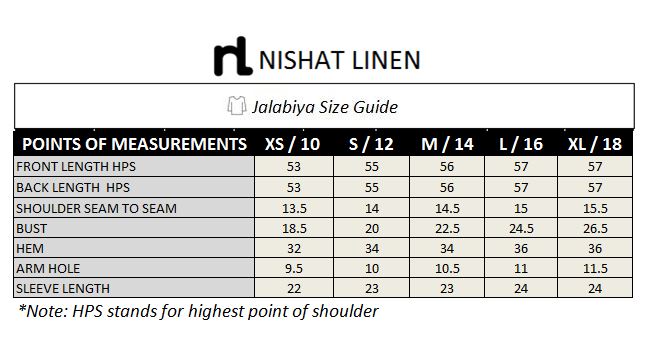 DE19-30 Brown Digital Printed Stitched Pima Cotton Jalabiya - 1PC - Nishat Linen UAE