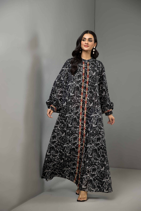 Printed Embroidered Fustaan - DE23-15