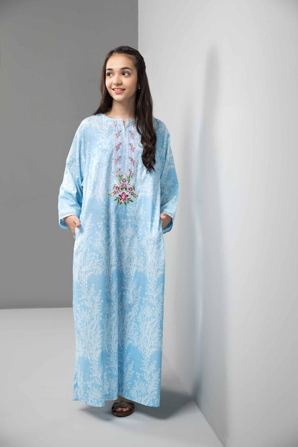 Printed Embroidered Fustaan - DE23-20