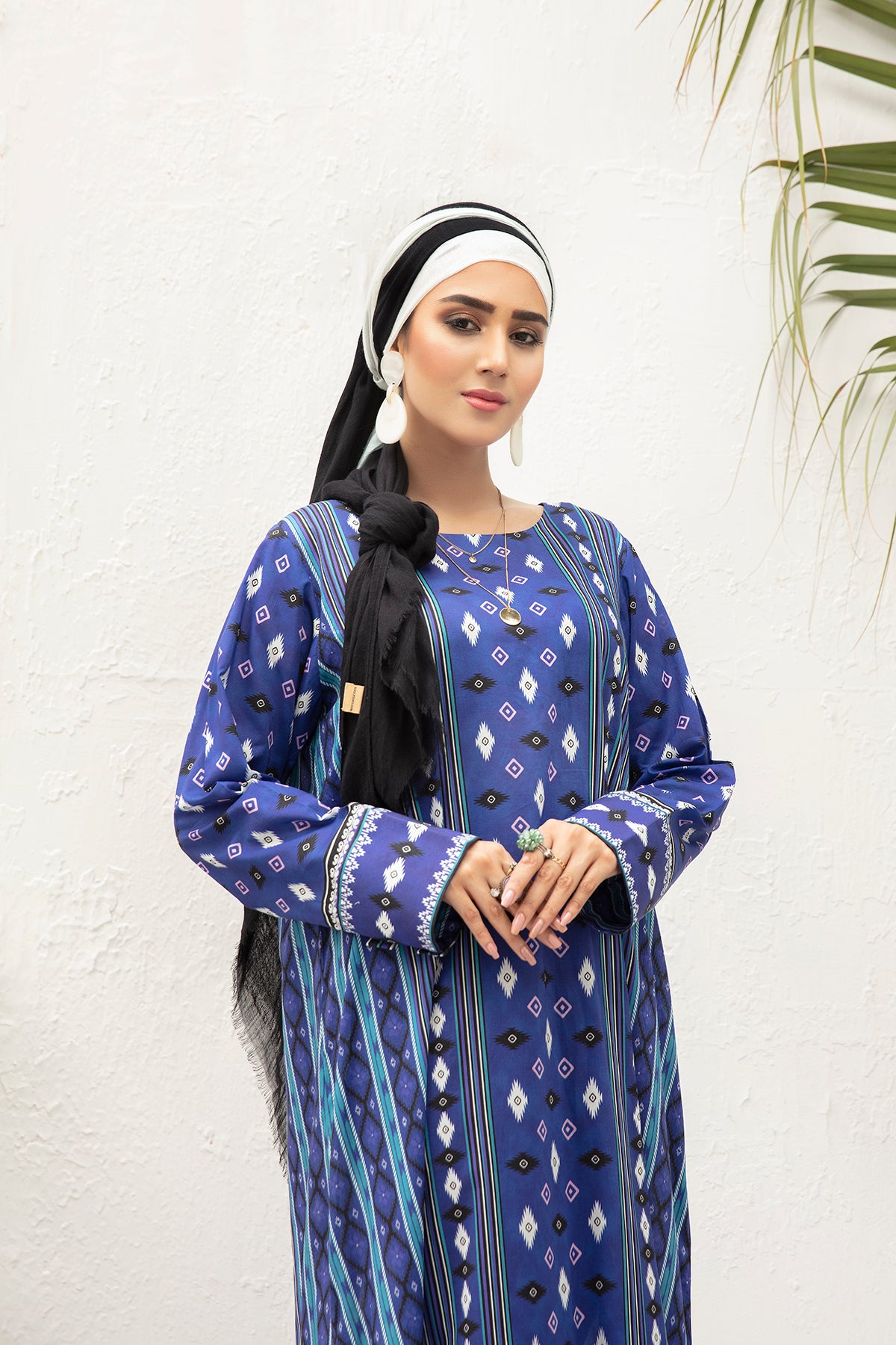 DS21-119  Digital Lawn Stitched Fustaan - 1PC