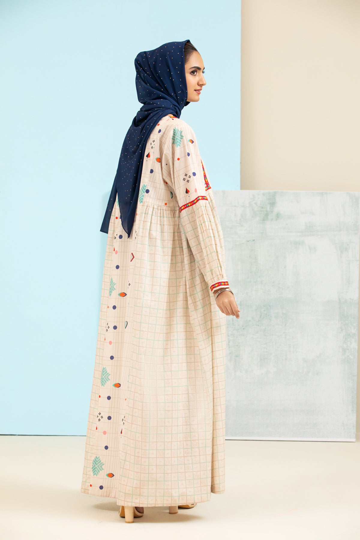 DS21-131 Printed Lawn Fustaan