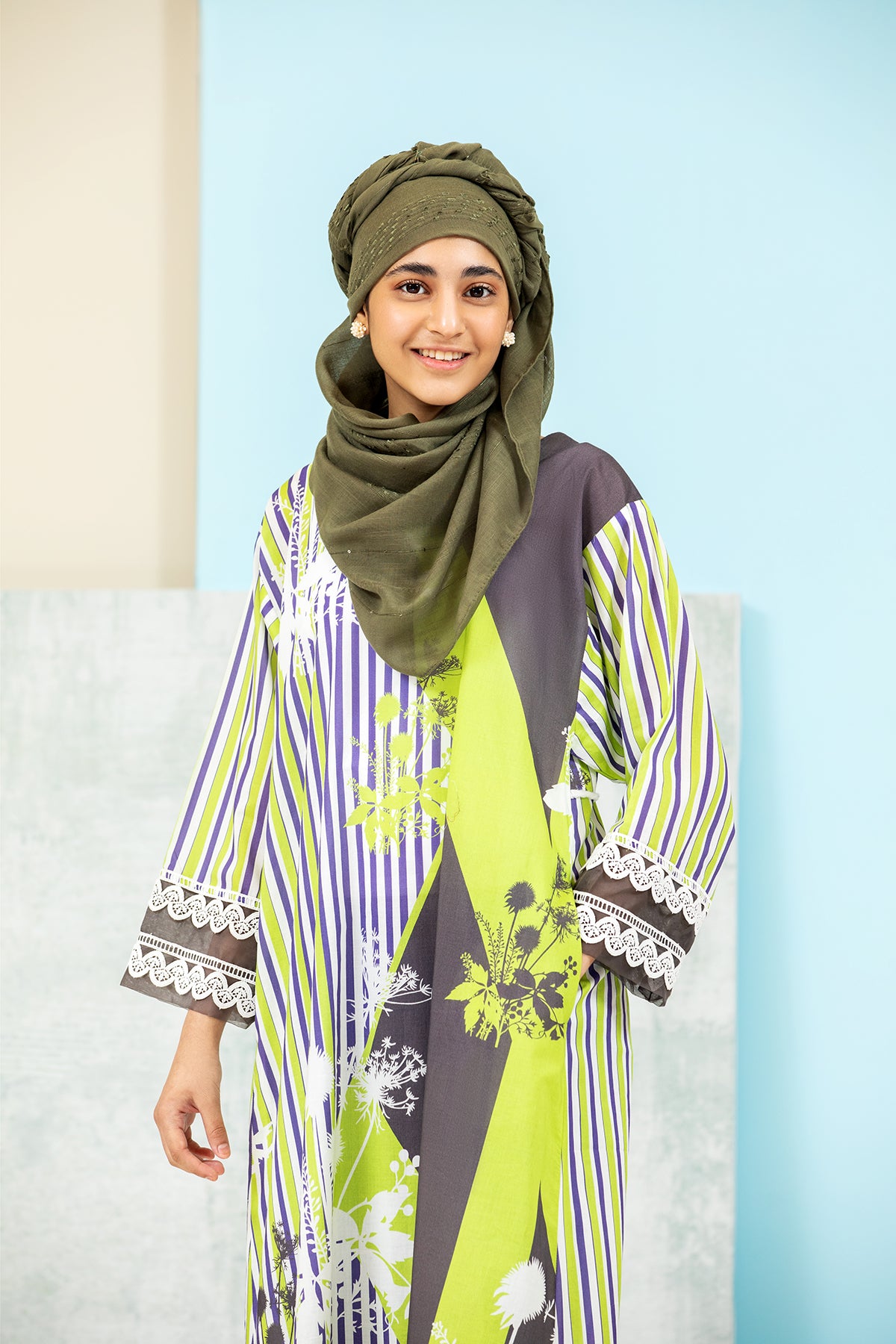 DS21-139-Printed Lawn Fustaan