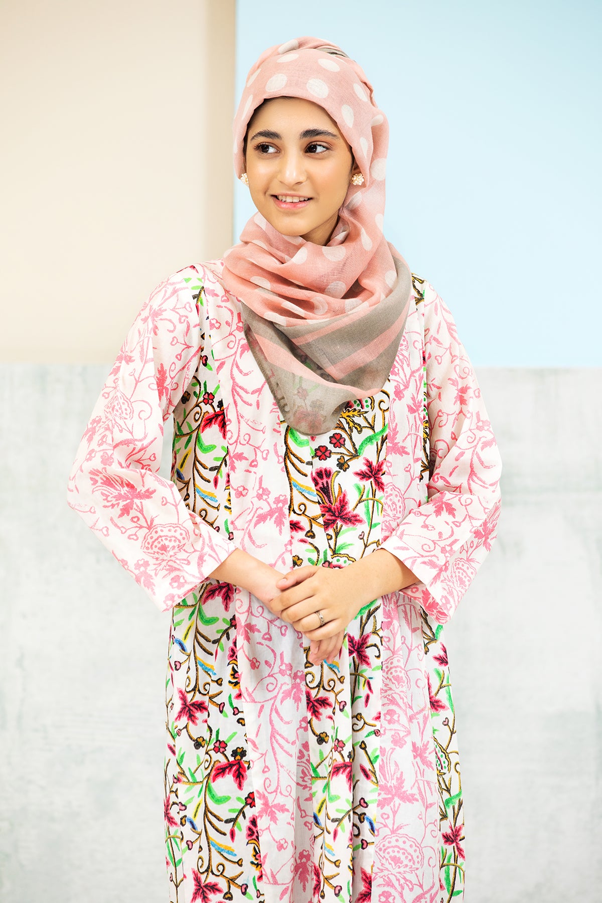 DS21-142-Printed Lawn Fustaan