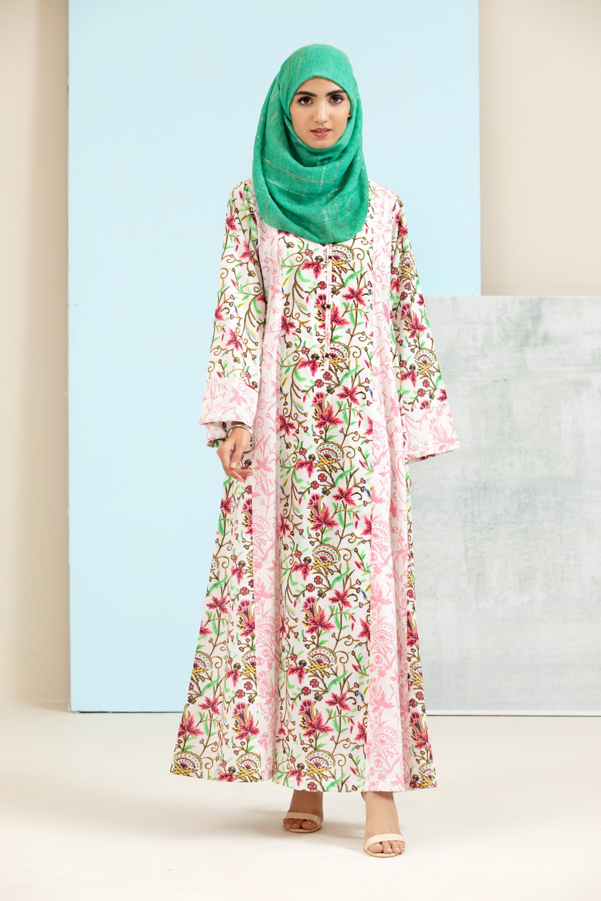 DS21-143 Printed Lawn Fustaan