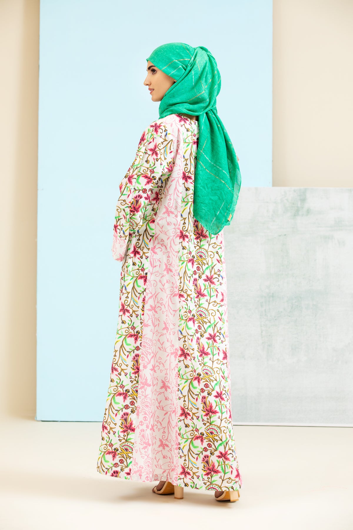 DS21-143 Printed Lawn Fustaan