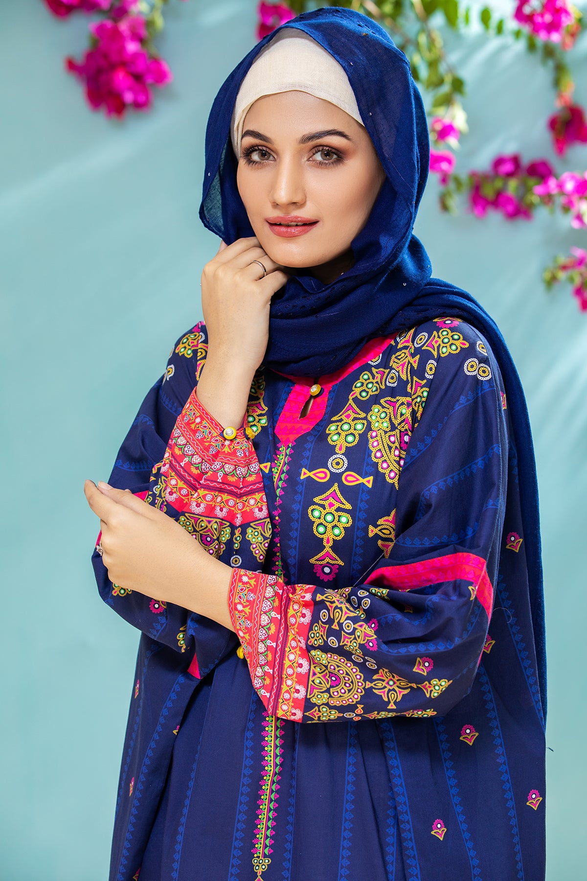 DS21-46 Printed Lawn Fustaan