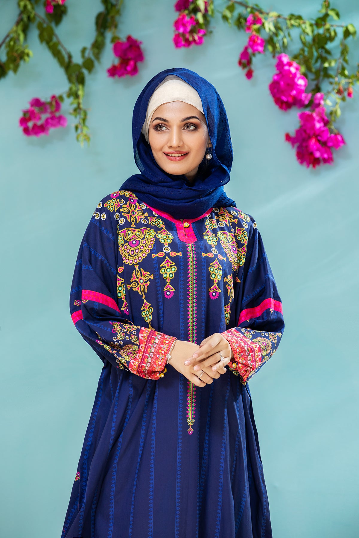 DS21-46 Printed Lawn Fustaan