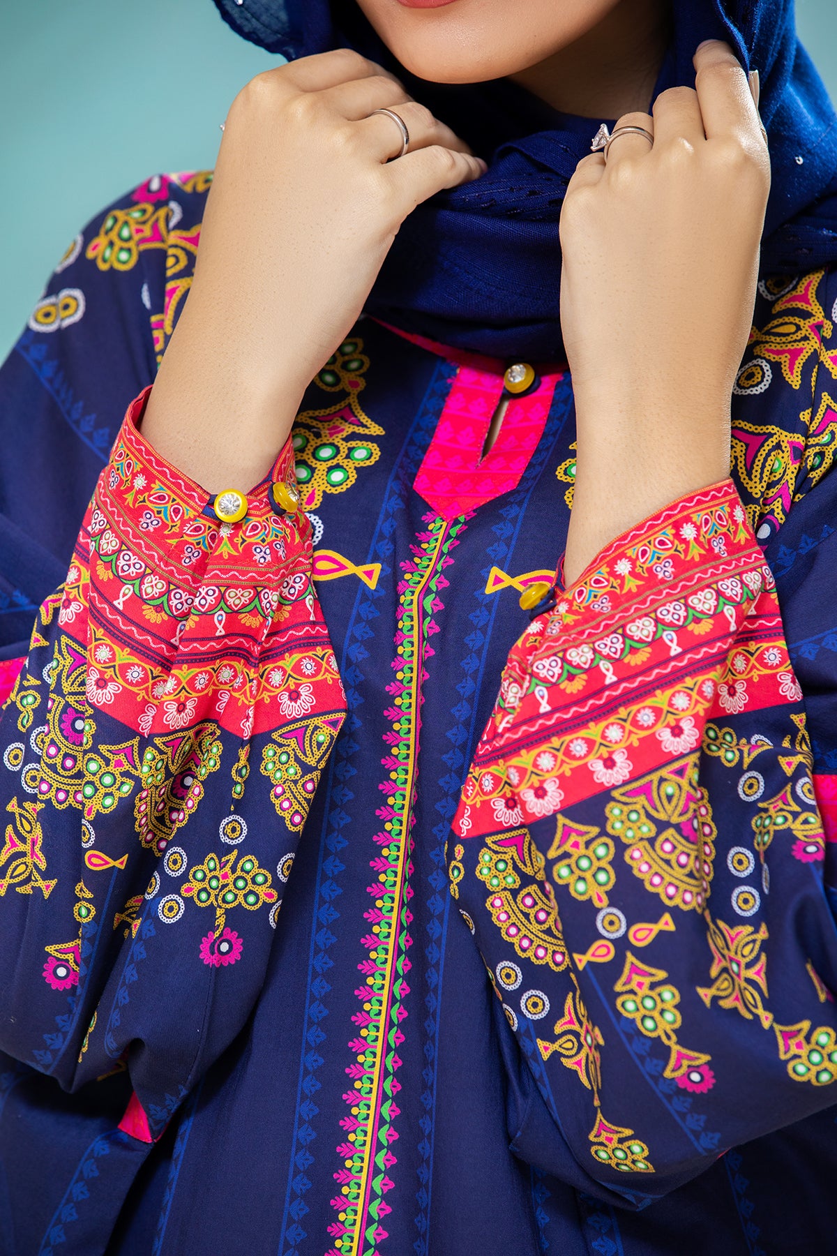 DS21-46 Printed Lawn Fustaan