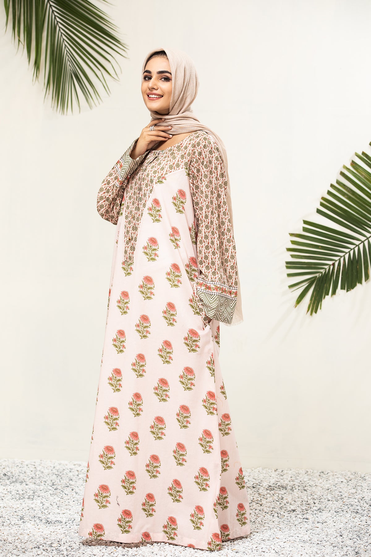 DS21-77 Printed Lawn Fustaan