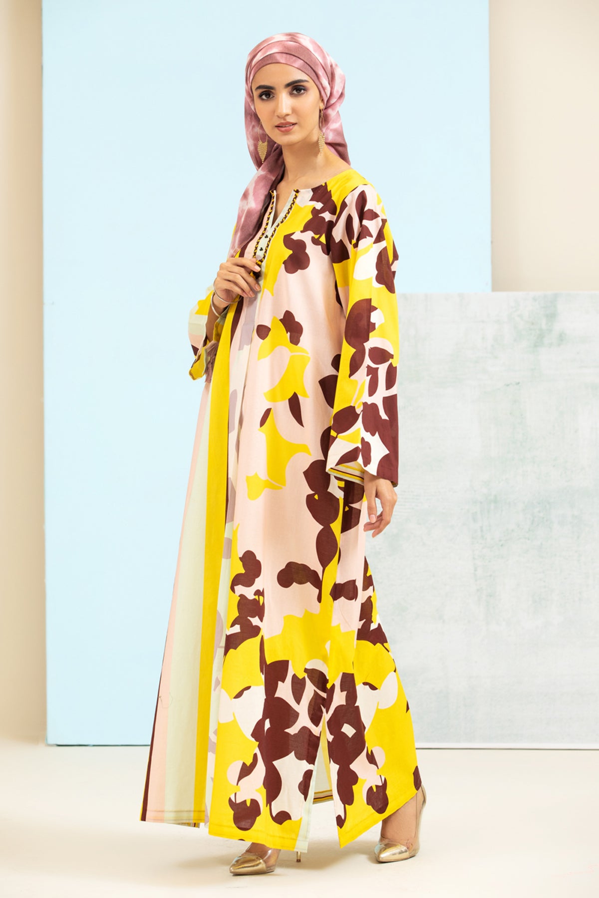 DS21-83 Printed Lawn Fustaan