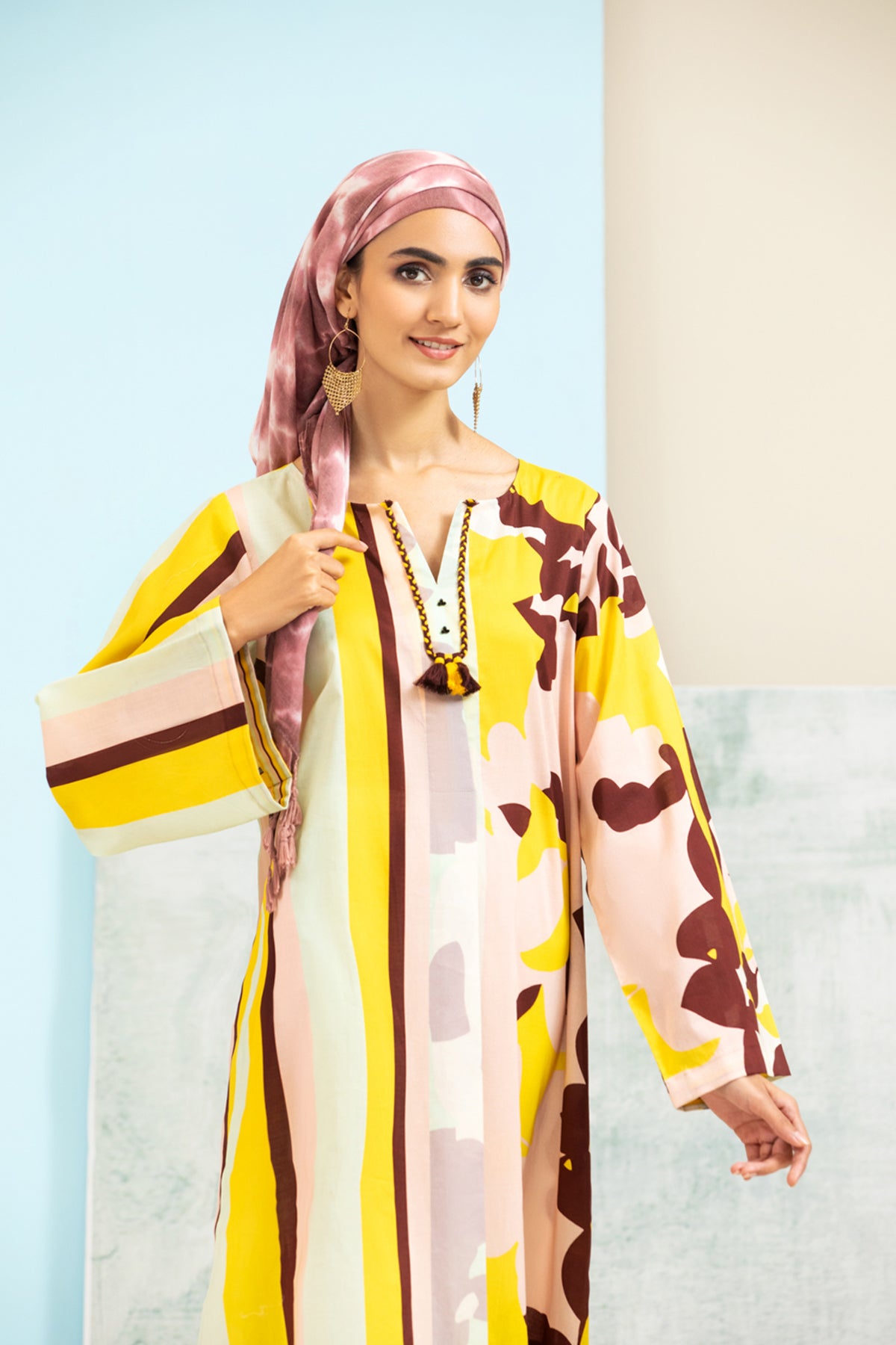 DS21-83 Printed Lawn Fustaan