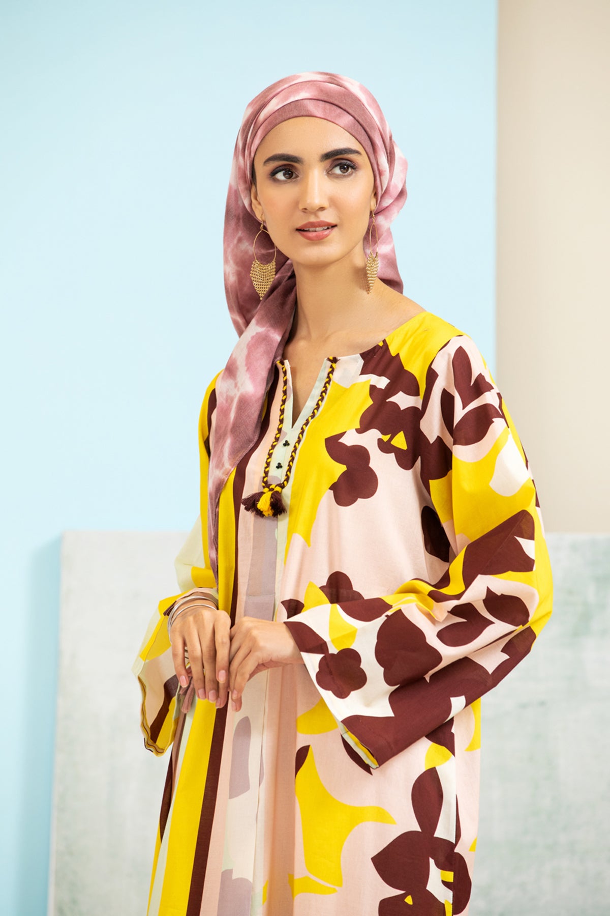 DS21-83 Printed Lawn Fustaan