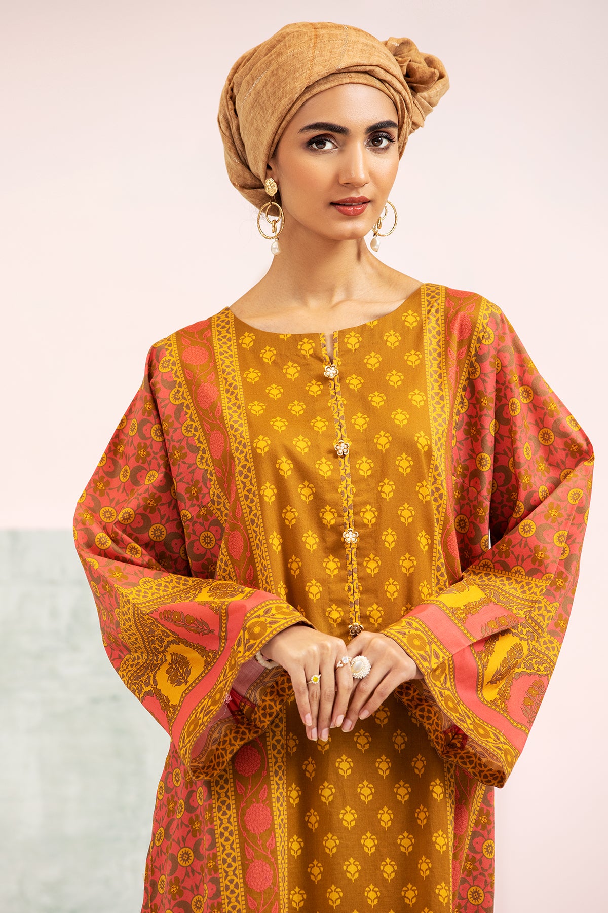 DS21-84 Printed Lawn Fustaan