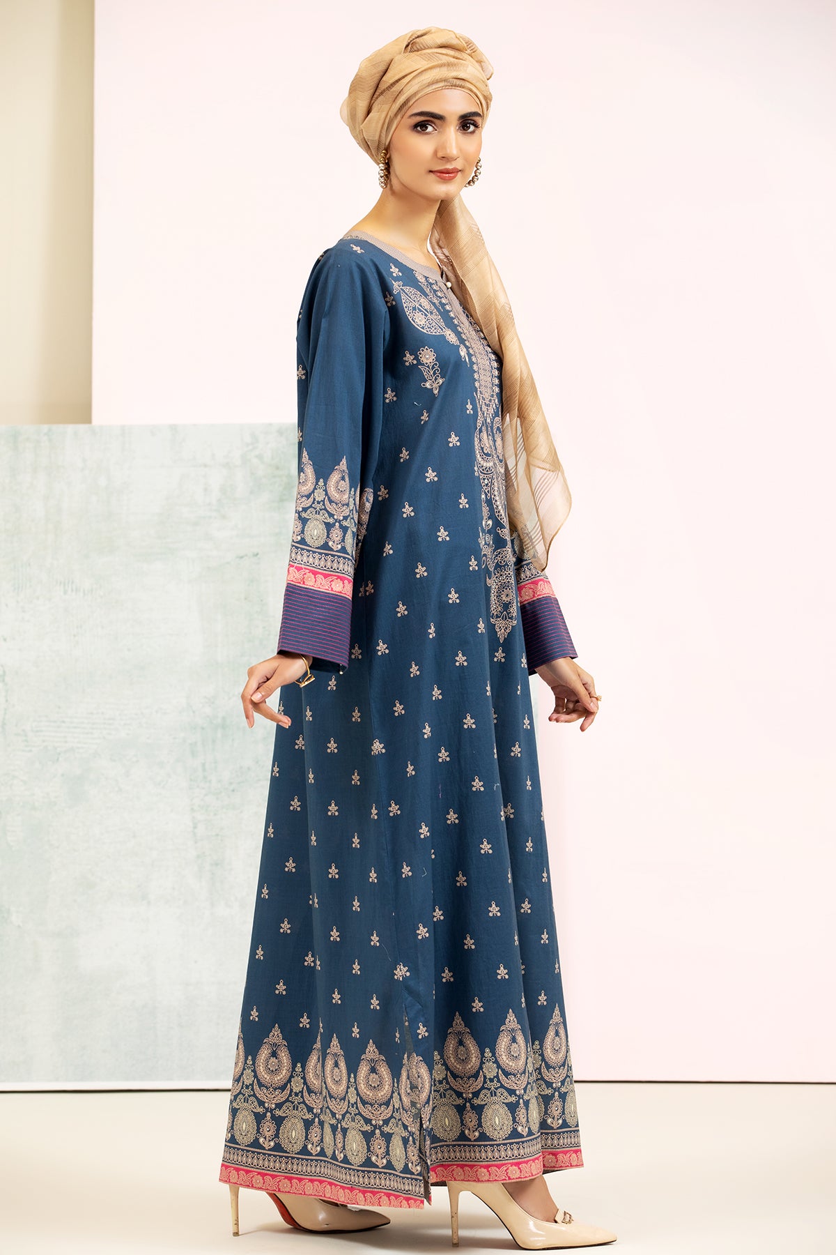 DS21-85 Printed Lawn Fustaan