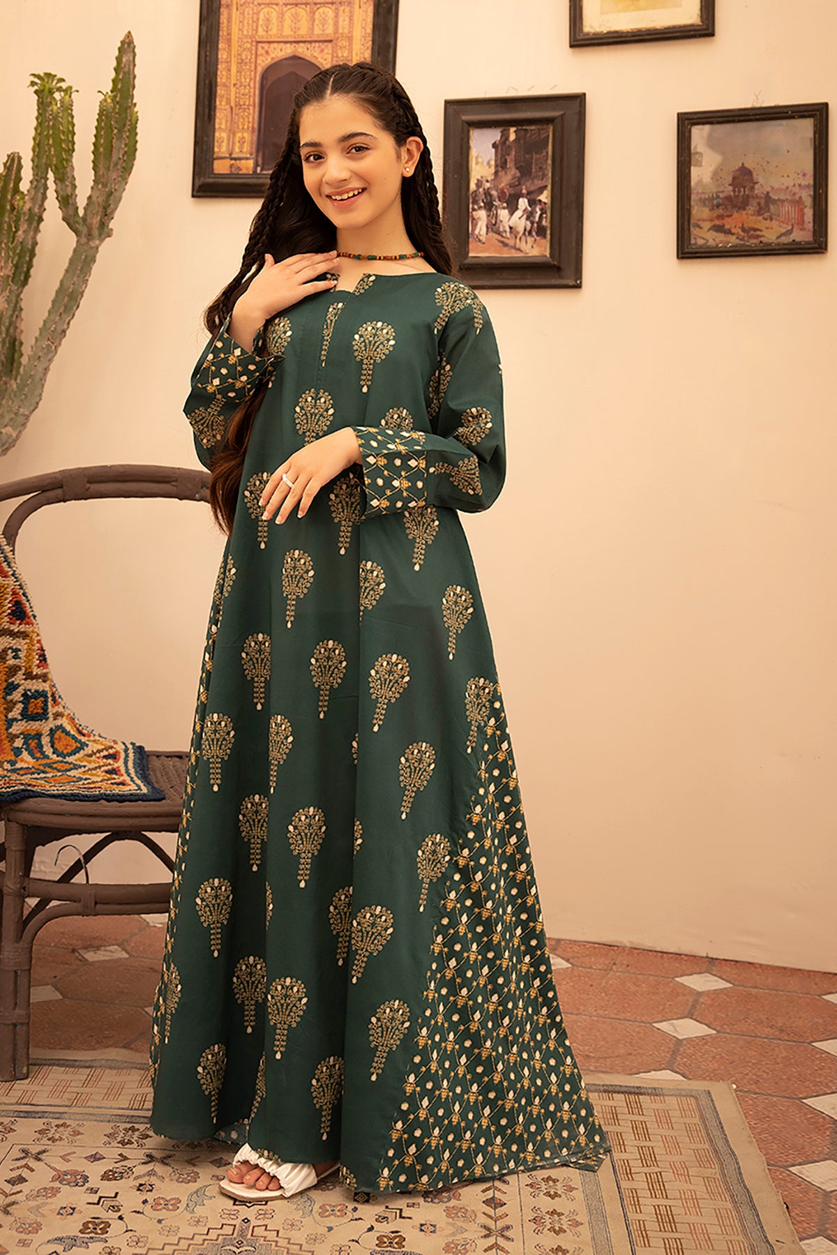 DS22-111-Printed Fustaan 1PC