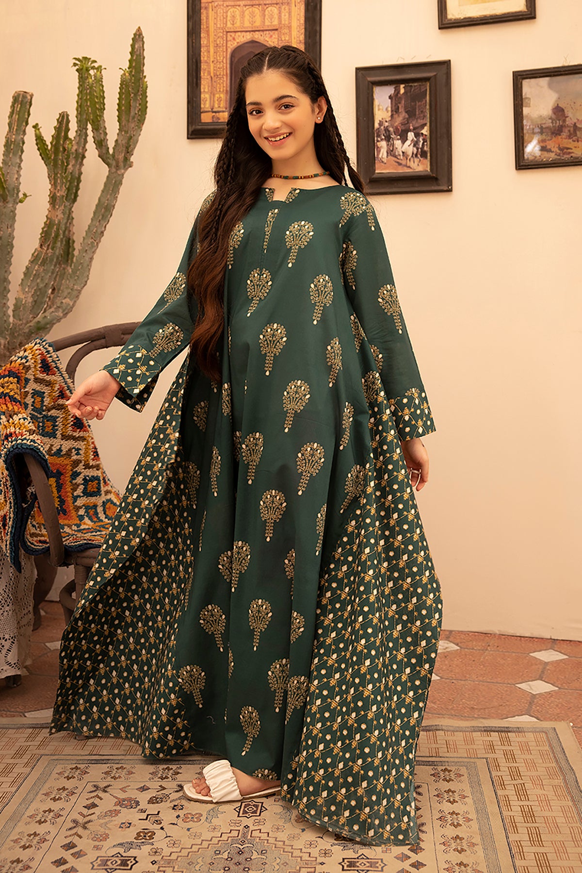 DS22-111-Printed Fustaan 1PC