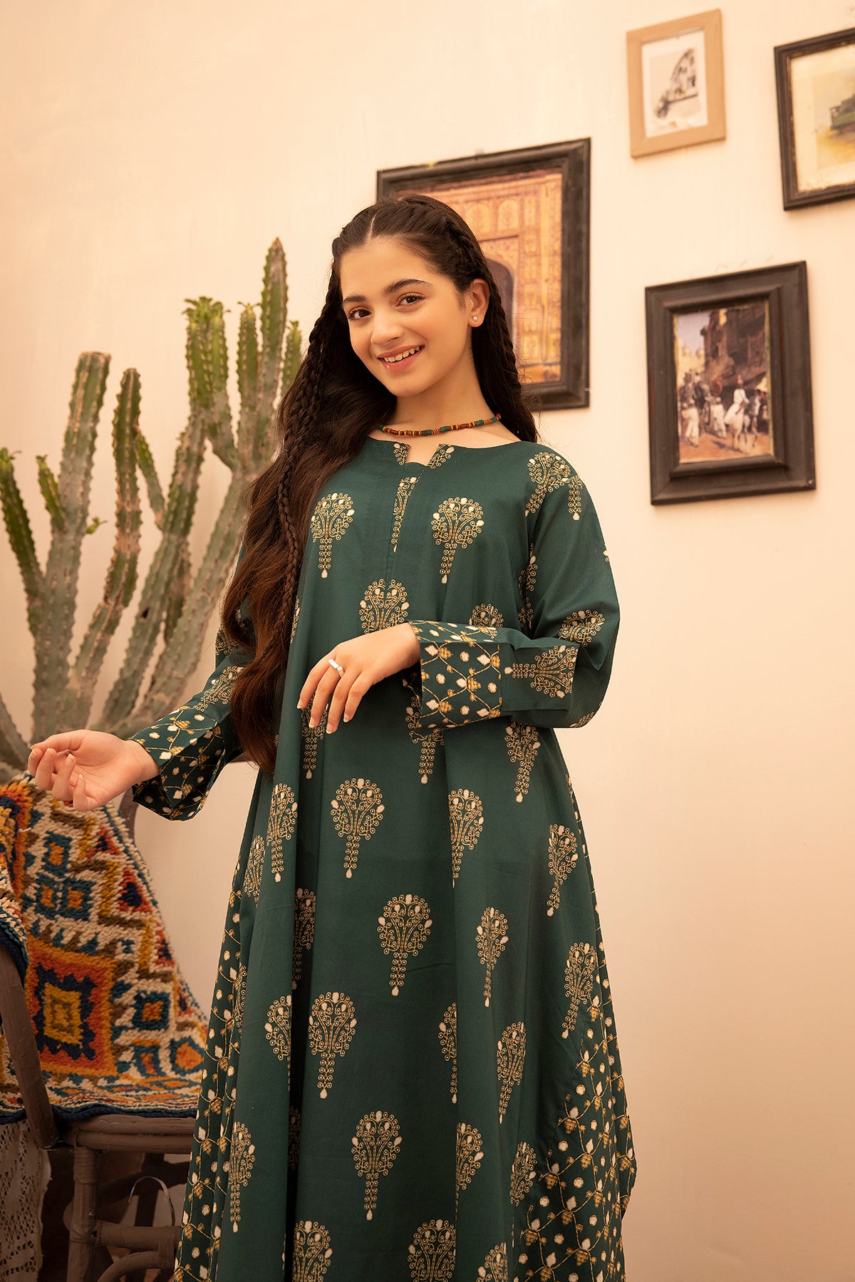 DS22-111-Printed Fustaan 1PC