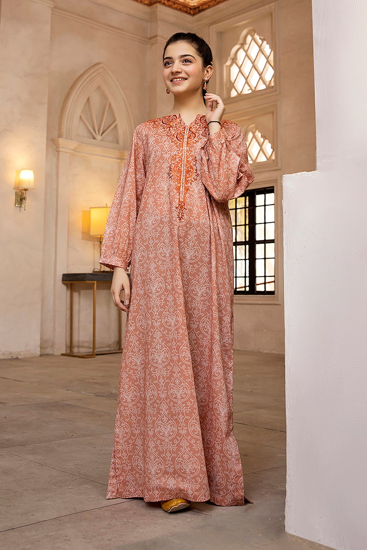 DS22-125-Printed Embroidered 1PC