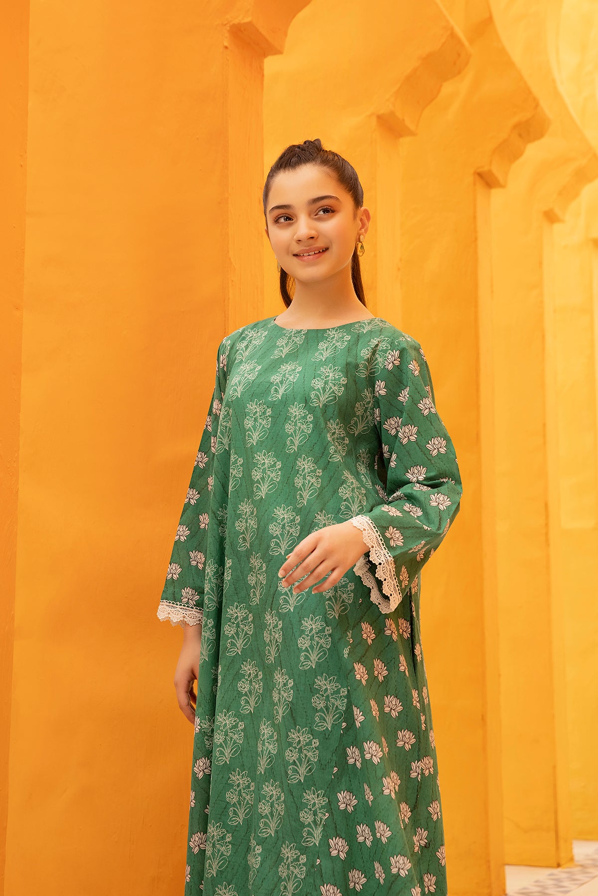 DS22-77- Printed Fustaan 1PC