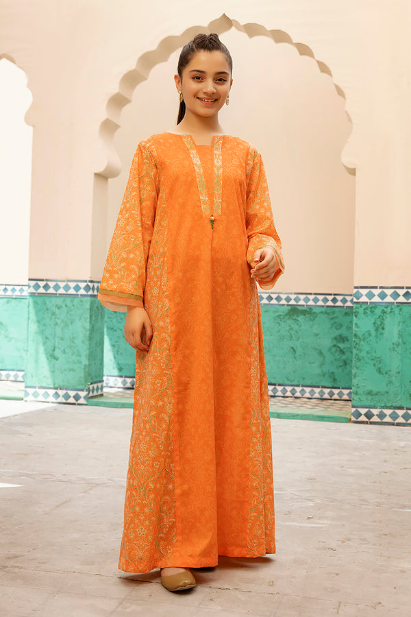DS22-85- Printed Paneled Fustaan 1PC