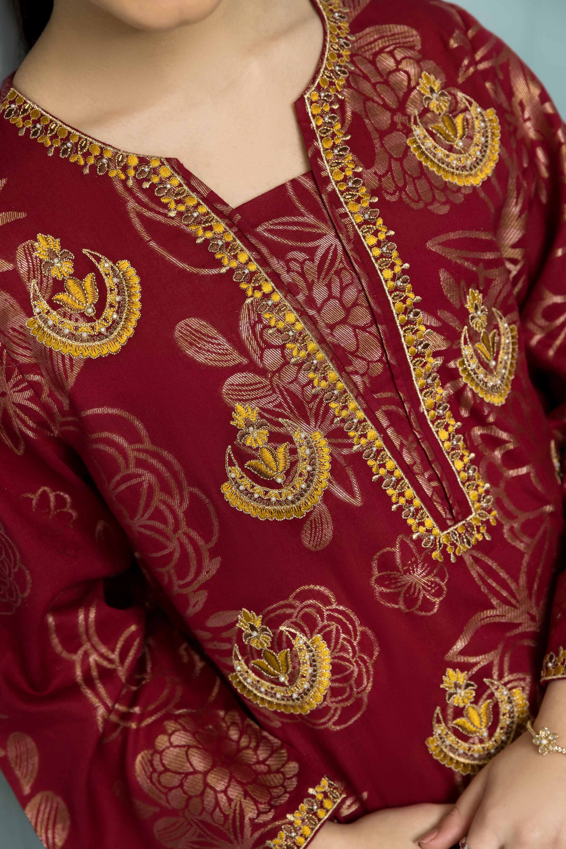 Embroidered Fustaan - DS23-42