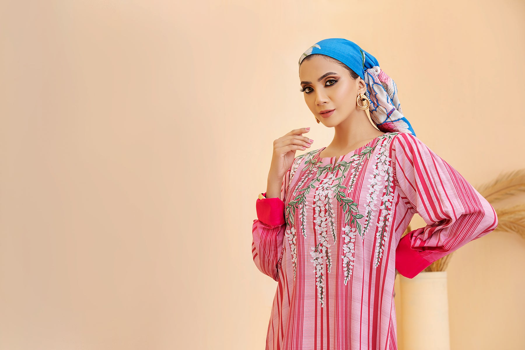 DSW20-21 Printed Stitched Fustaan  1PC