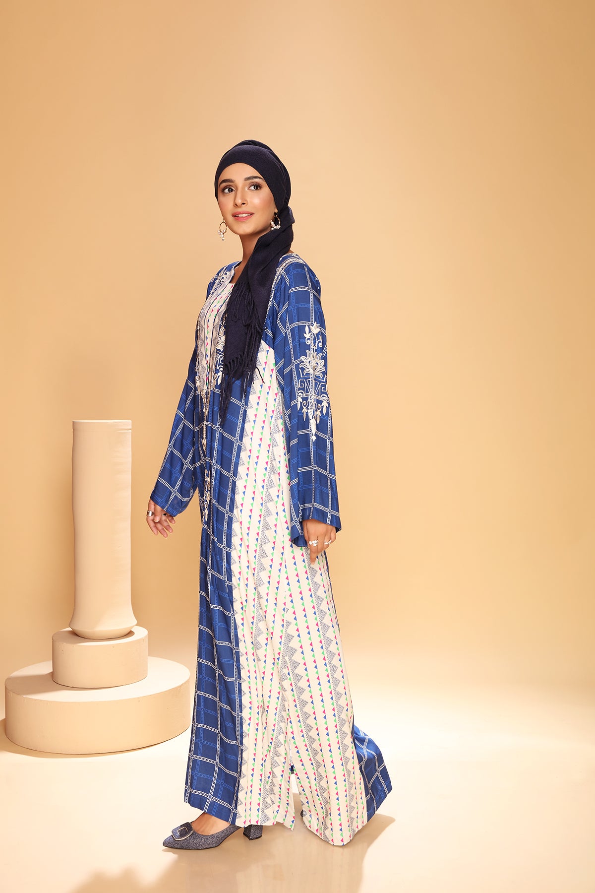 DSW21-18-Printed Embroidered 1PC