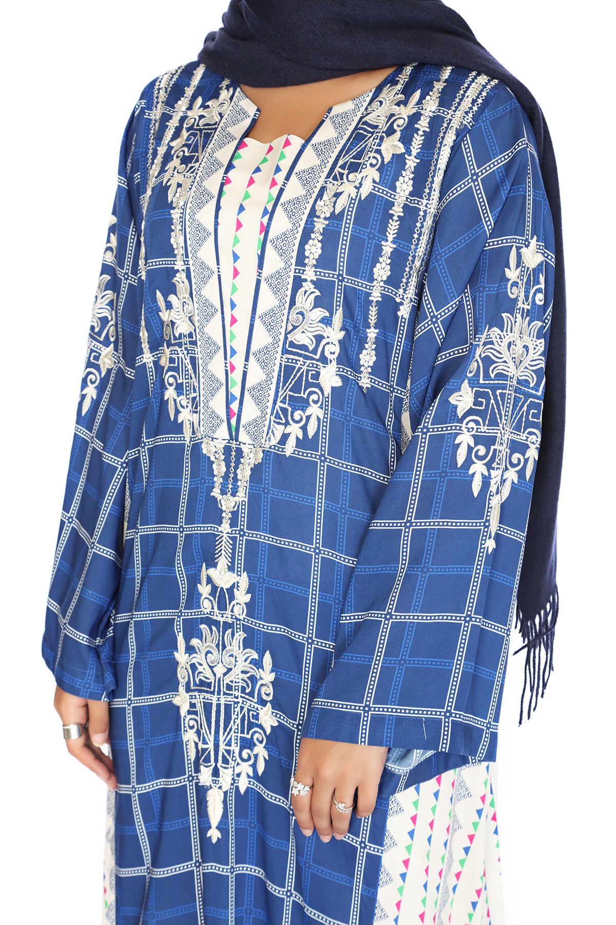 DSW21-18-Printed Embroidered 1PC