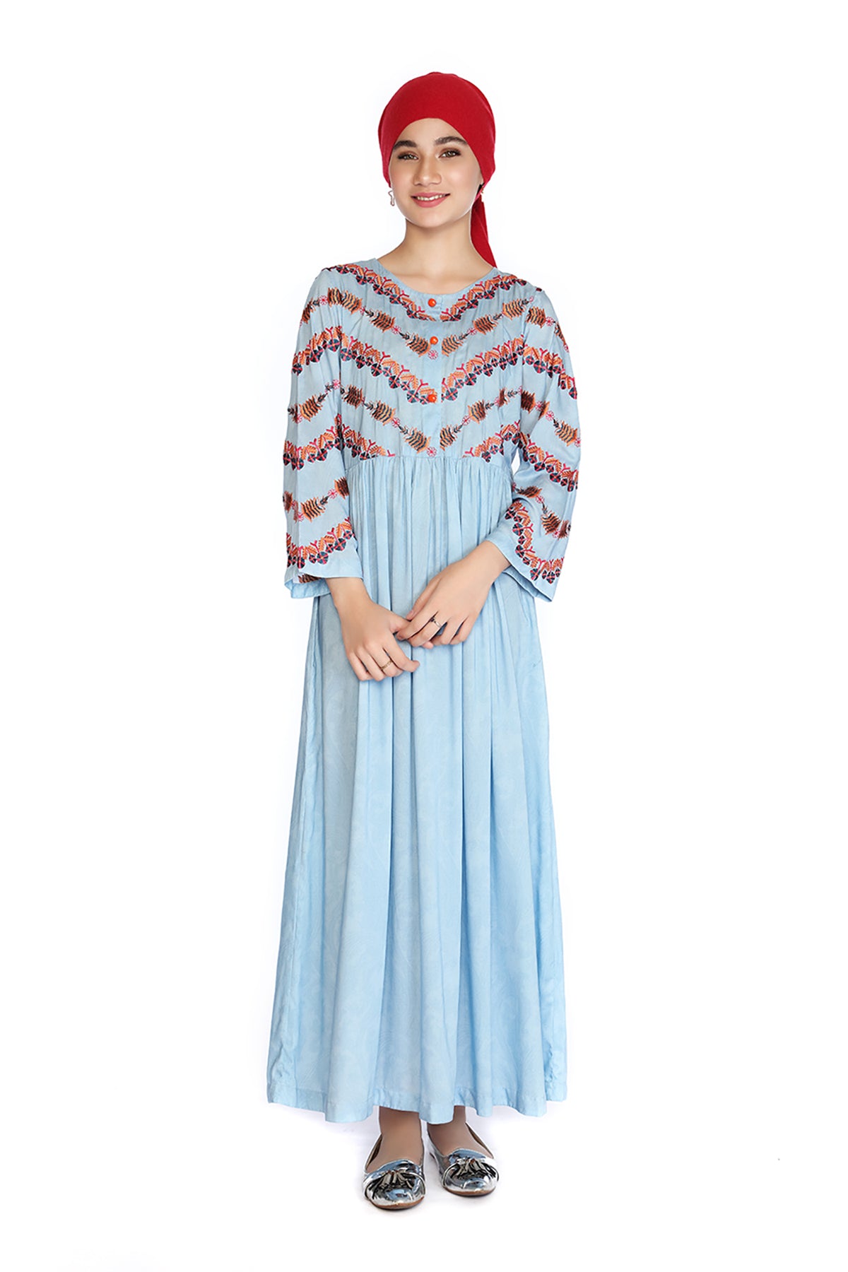 DSW21-24-Printed Embroidered 1PC