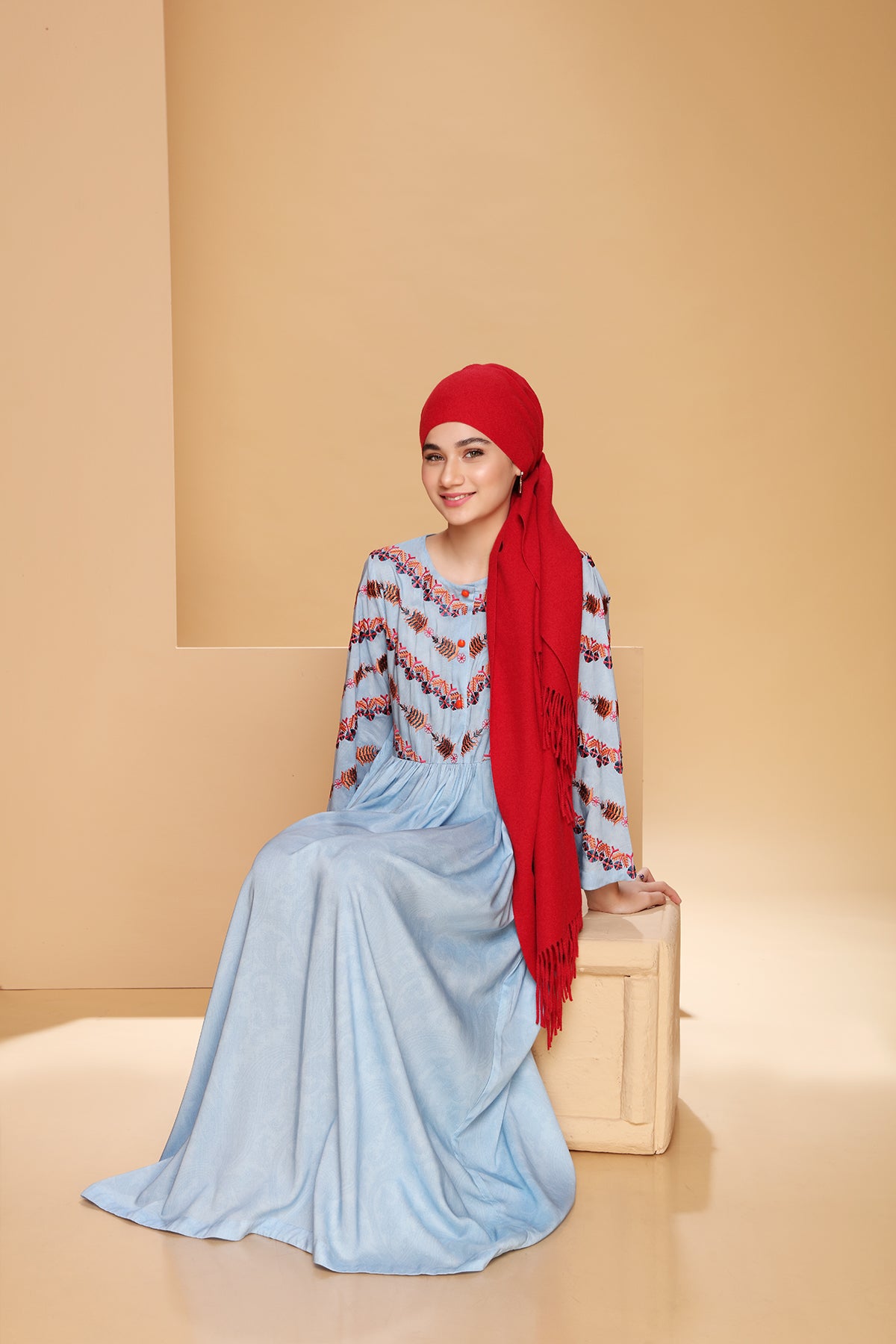 DSW21-24-Printed Embroidered 1PC