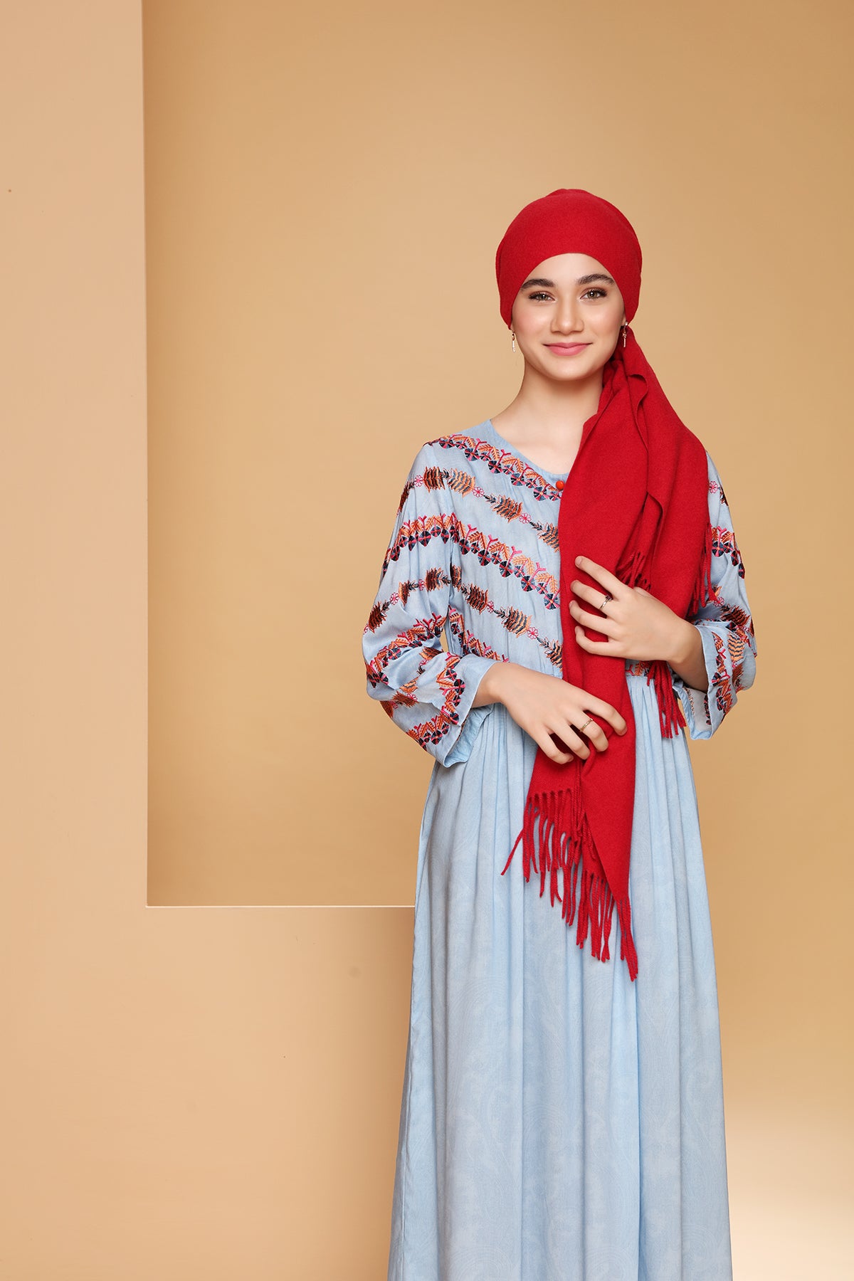 DSW21-24-Printed Embroidered 1PC