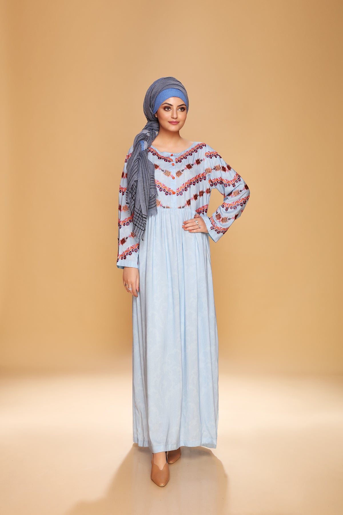 DSW21-27-Printed Embroidered 1PC