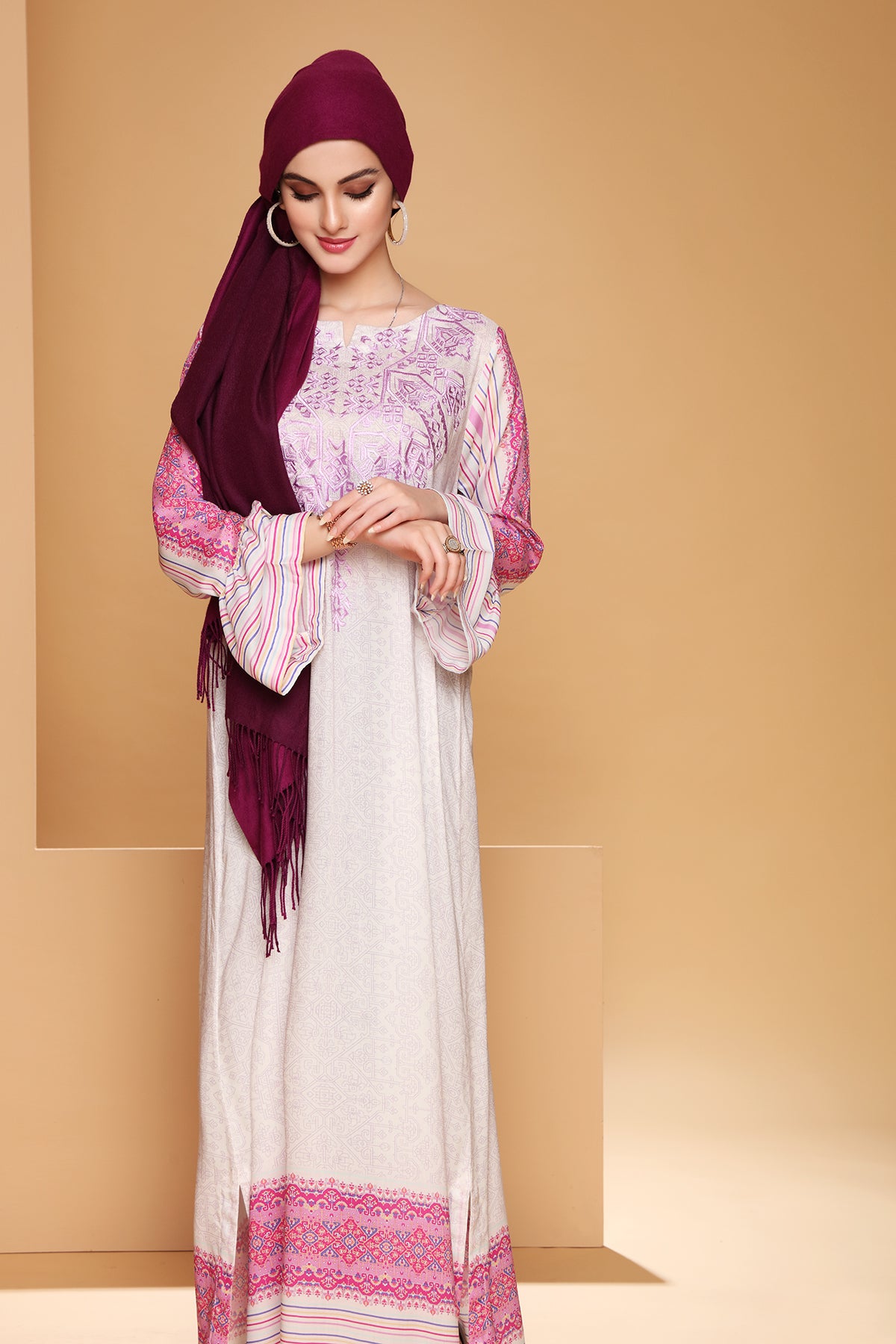 DSW21-35-Printed Embroidered 1PC