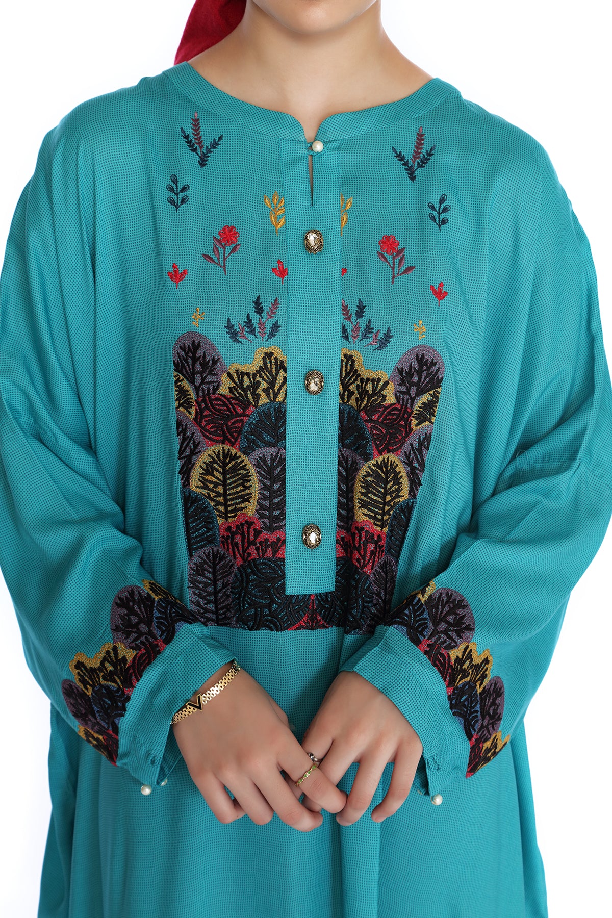 DSW21-37-Printed Embroidered 1PC