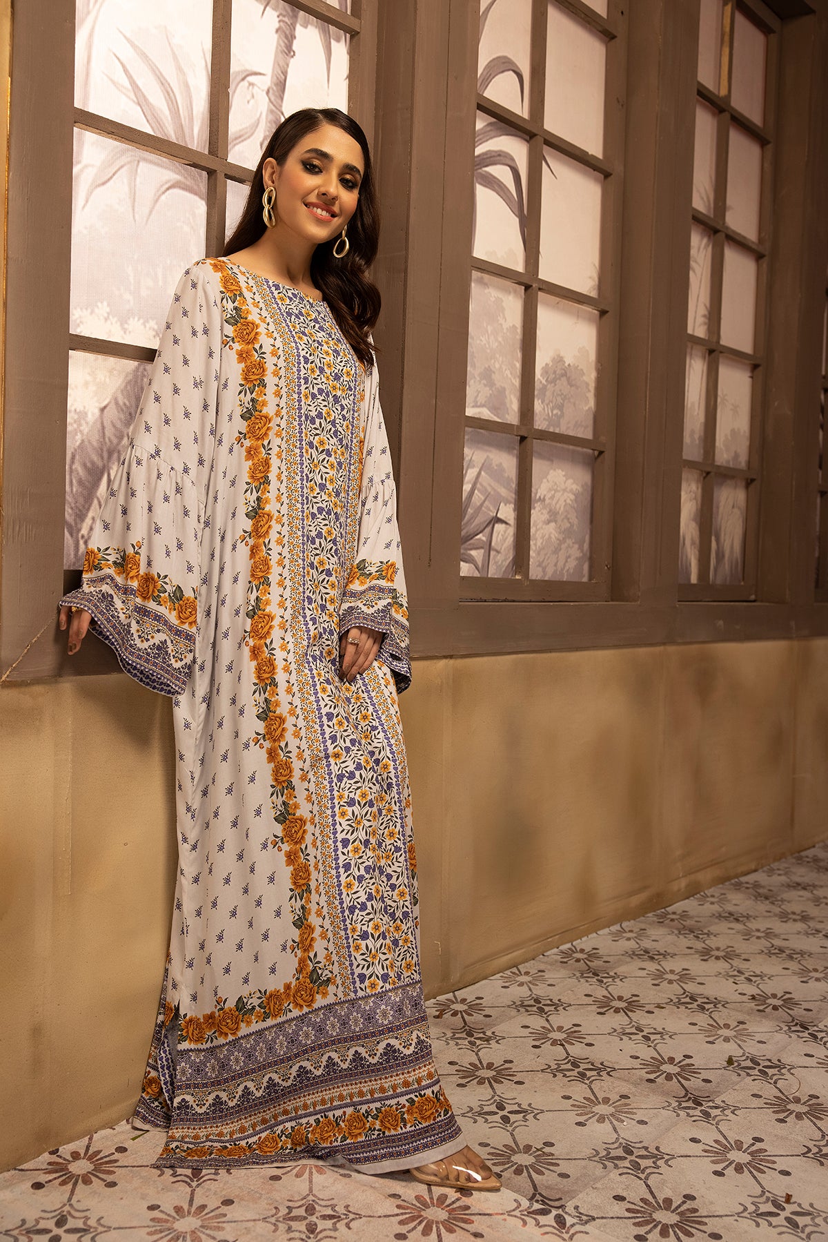 DSW22-20-Printed Fustaan 1PC