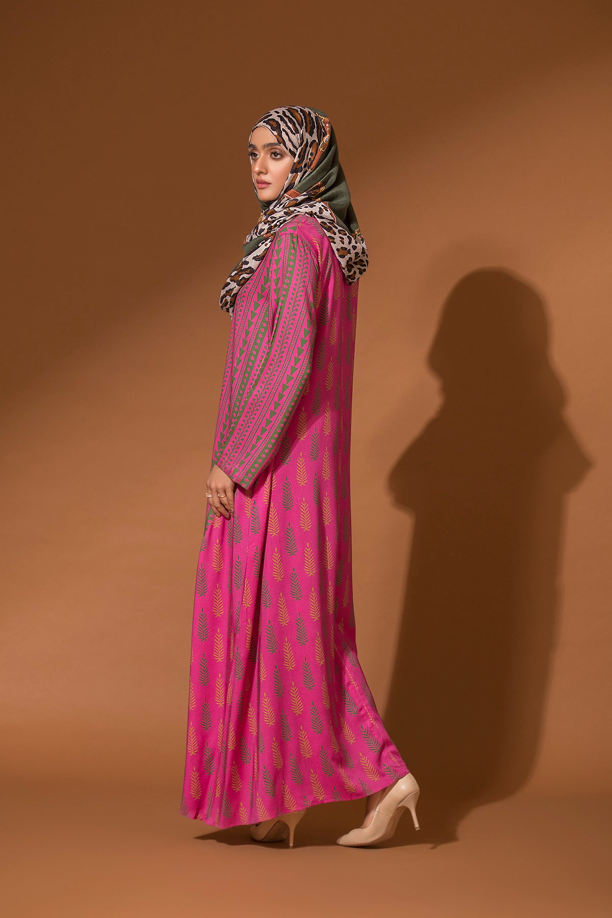 DW20-02 Printed Stitched Fustaan for Kids - 1PC