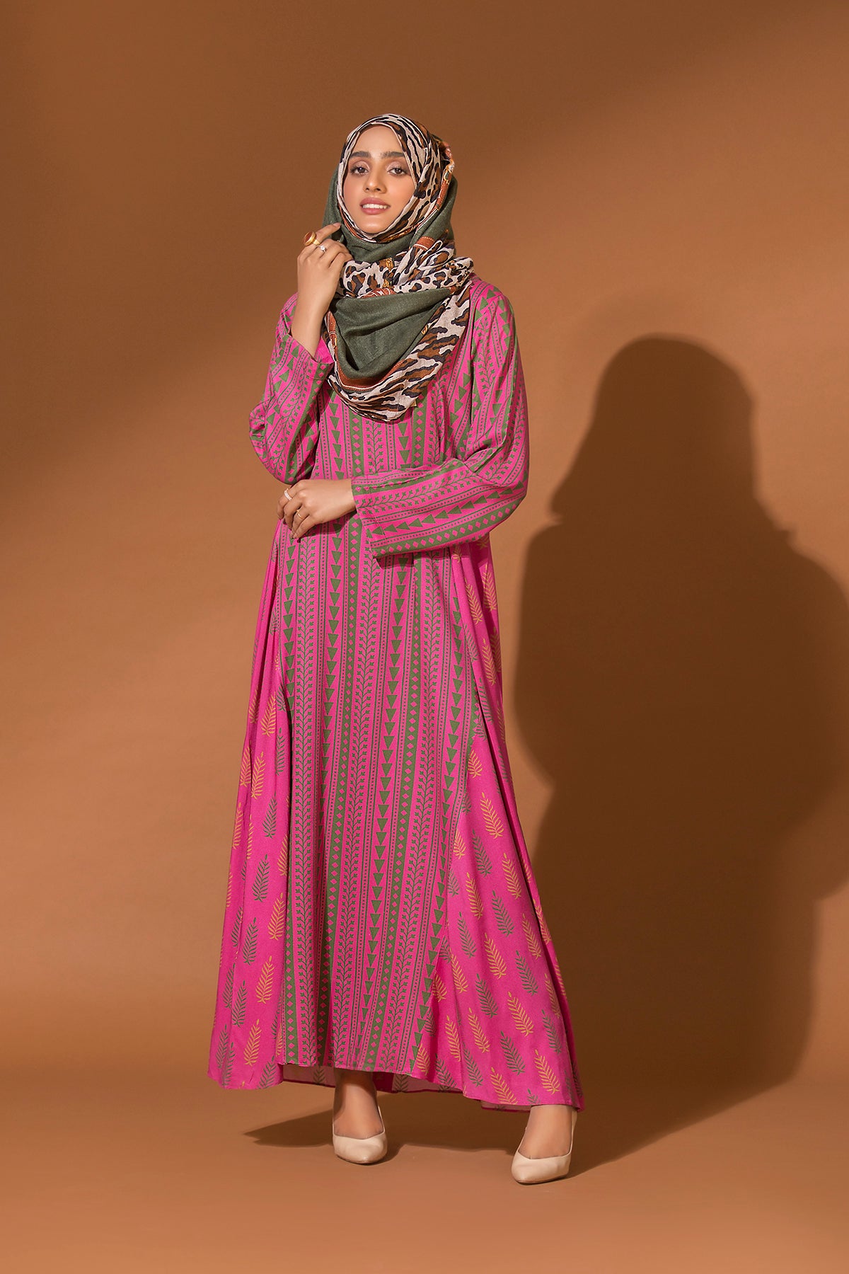 DW20-02 Printed Stitched Fustaan for Kids - 1PC