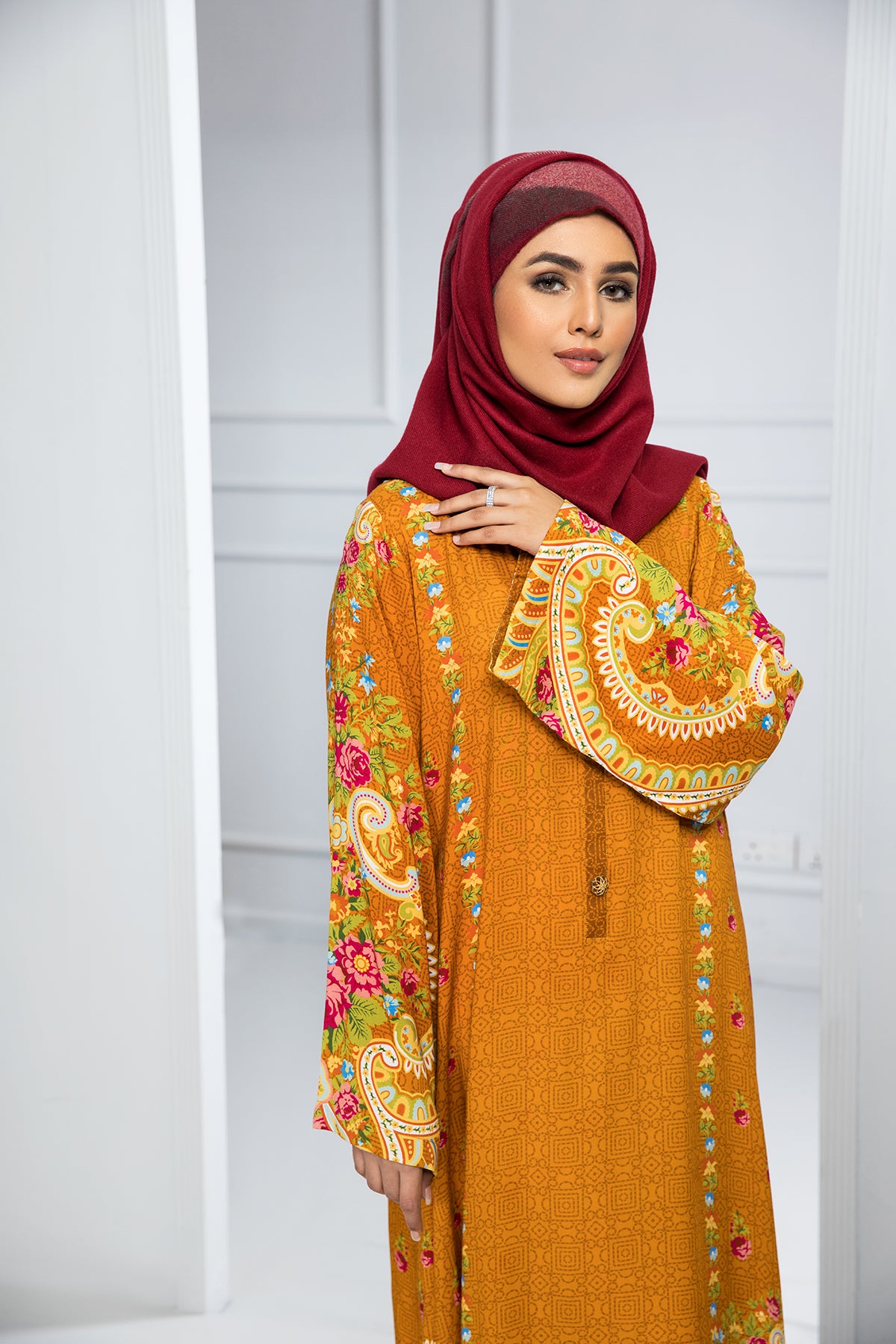 DW21-15-Printed Embroidered 1PC