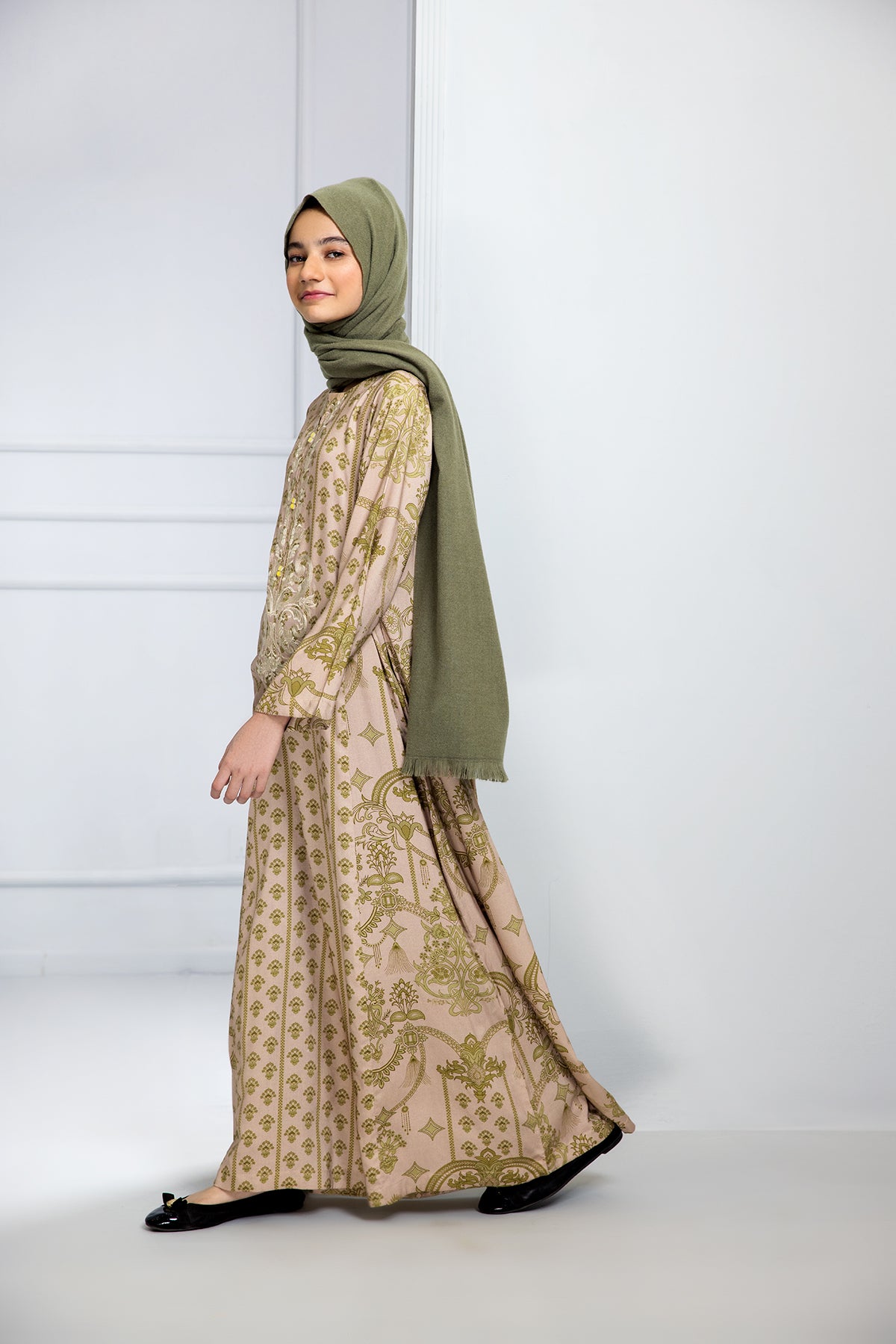 DW21-19-Printed Embroidered 1PC