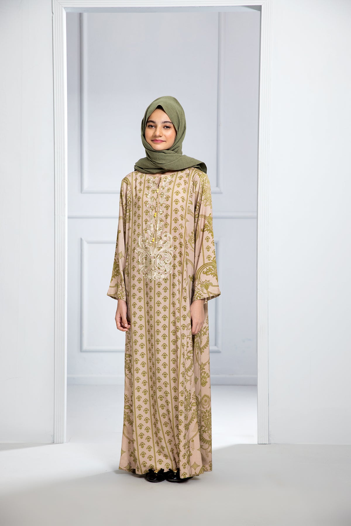 DW21-19-Printed Embroidered 1PC