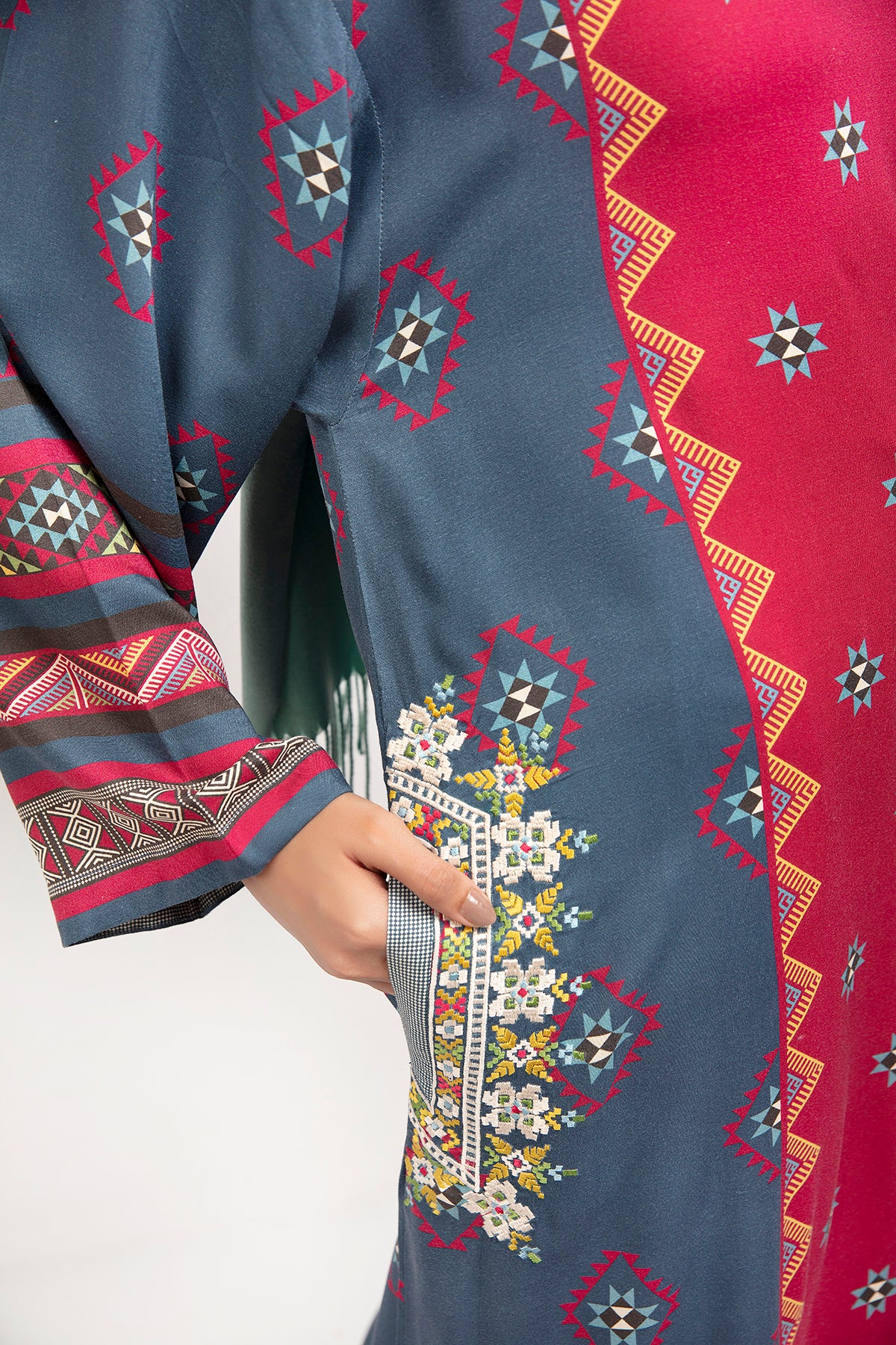 DW21-28-Printed Embroidered 1PC