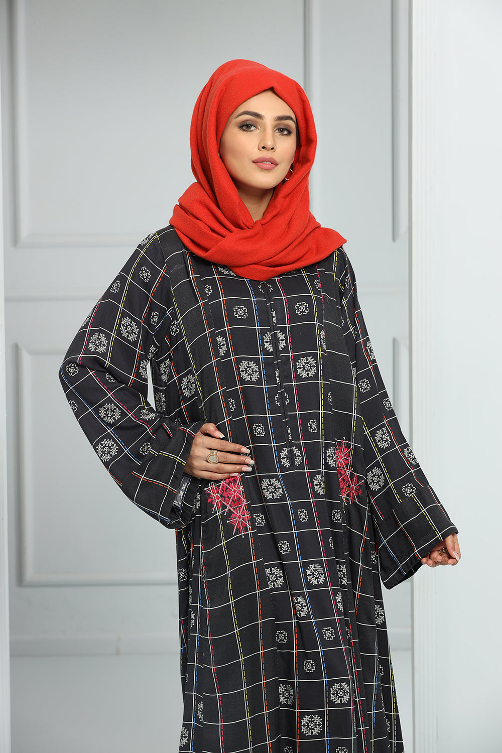 DW21-36-Printed Embroidered 1PC