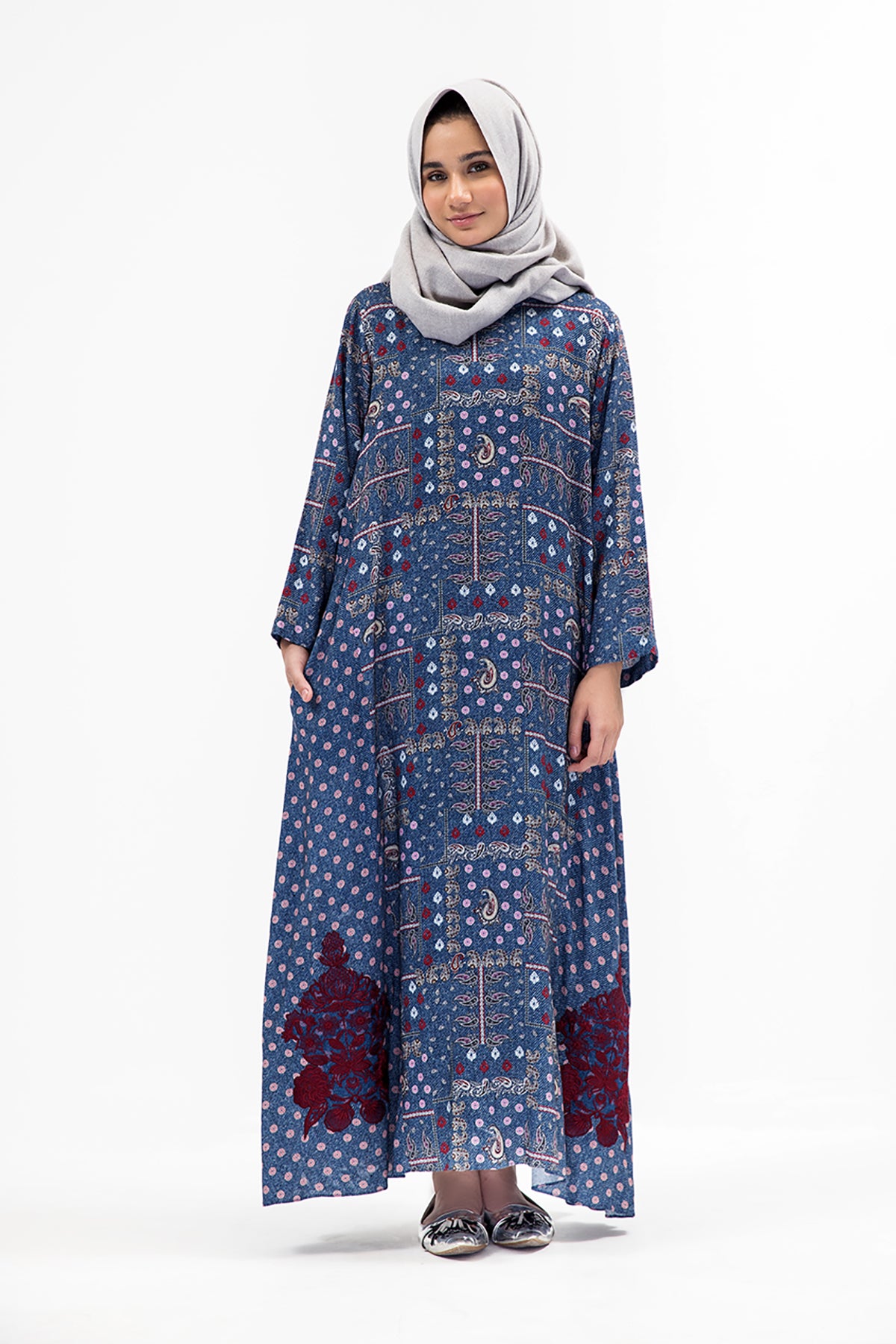 DW21-37-Printed Embroidered 1PC