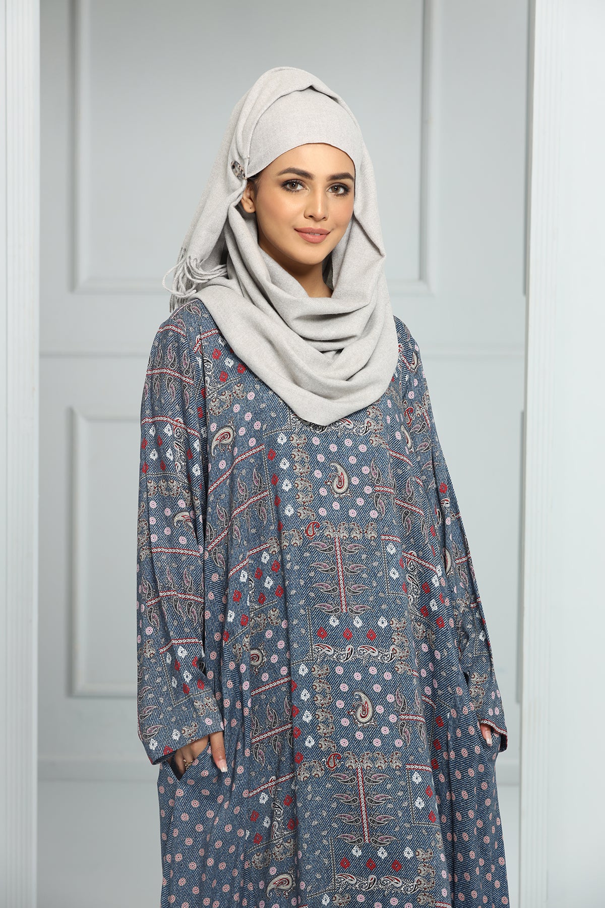 DW21-38-Printed Embroidered 1PC