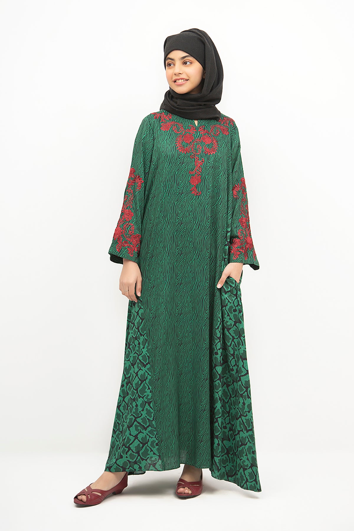 DW21-76-Printed Embroidered 1PC