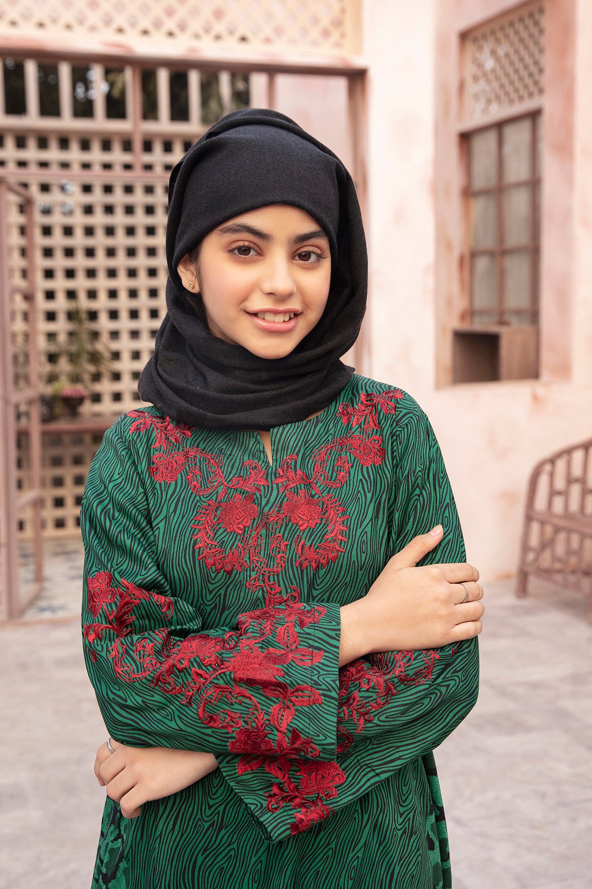 DW21-76-Printed Embroidered 1PC