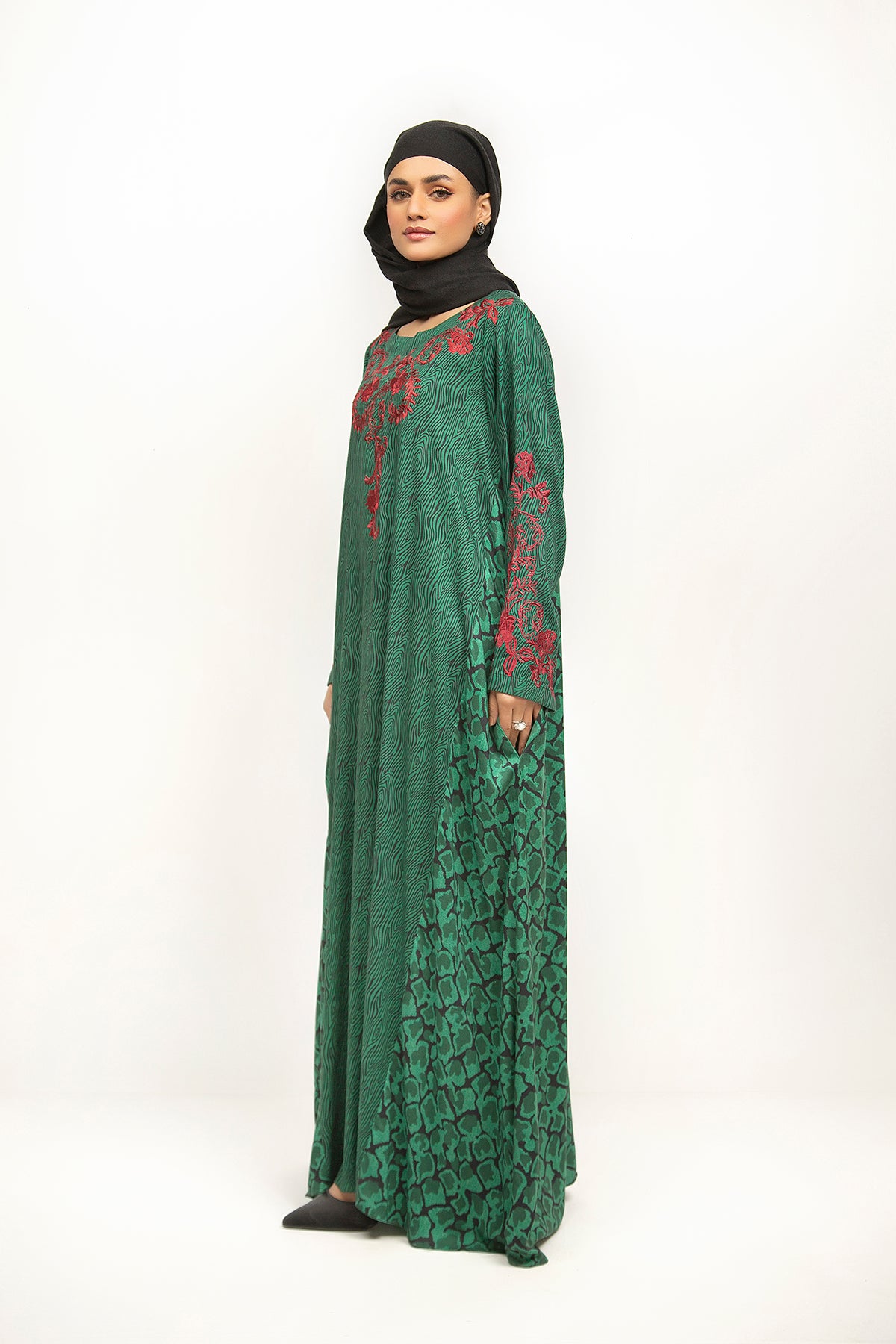 DW21-77-Printed Embroidered 1PC