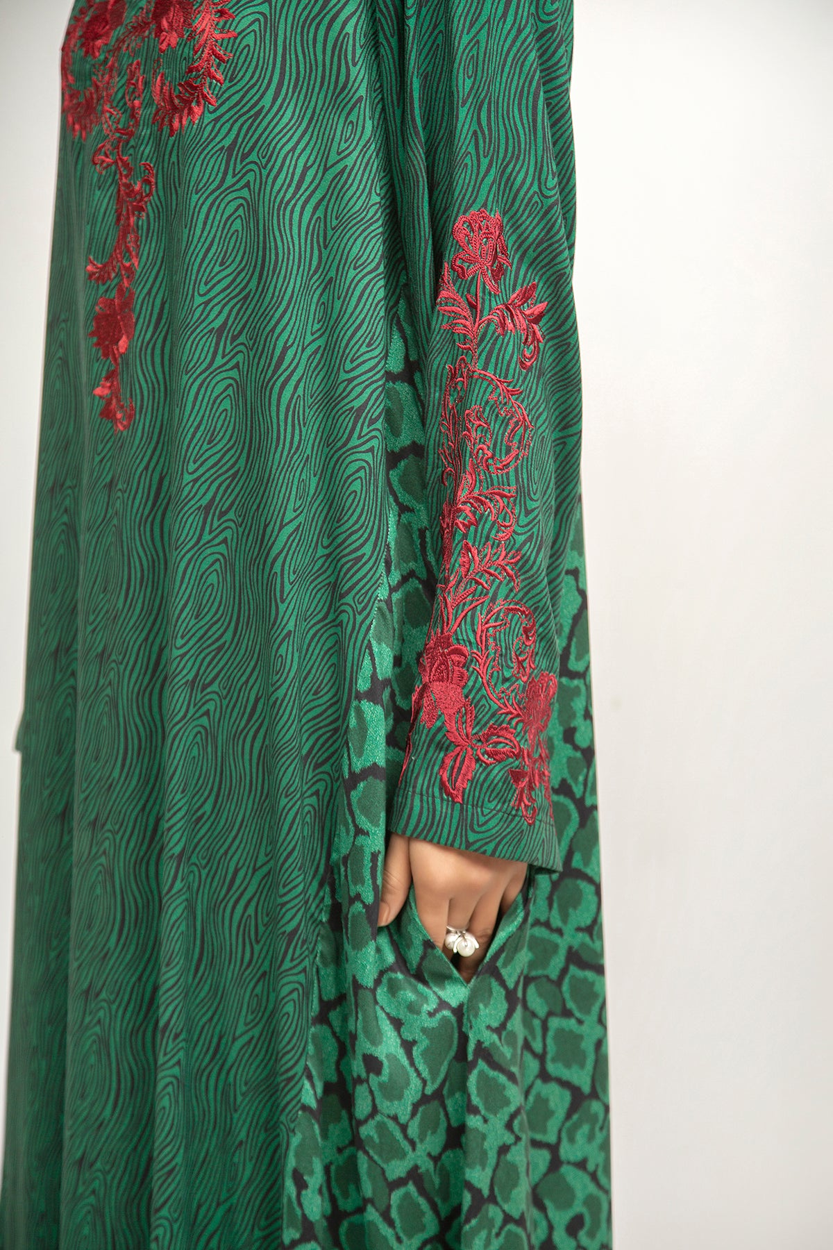DW21-77-Printed Embroidered 1PC