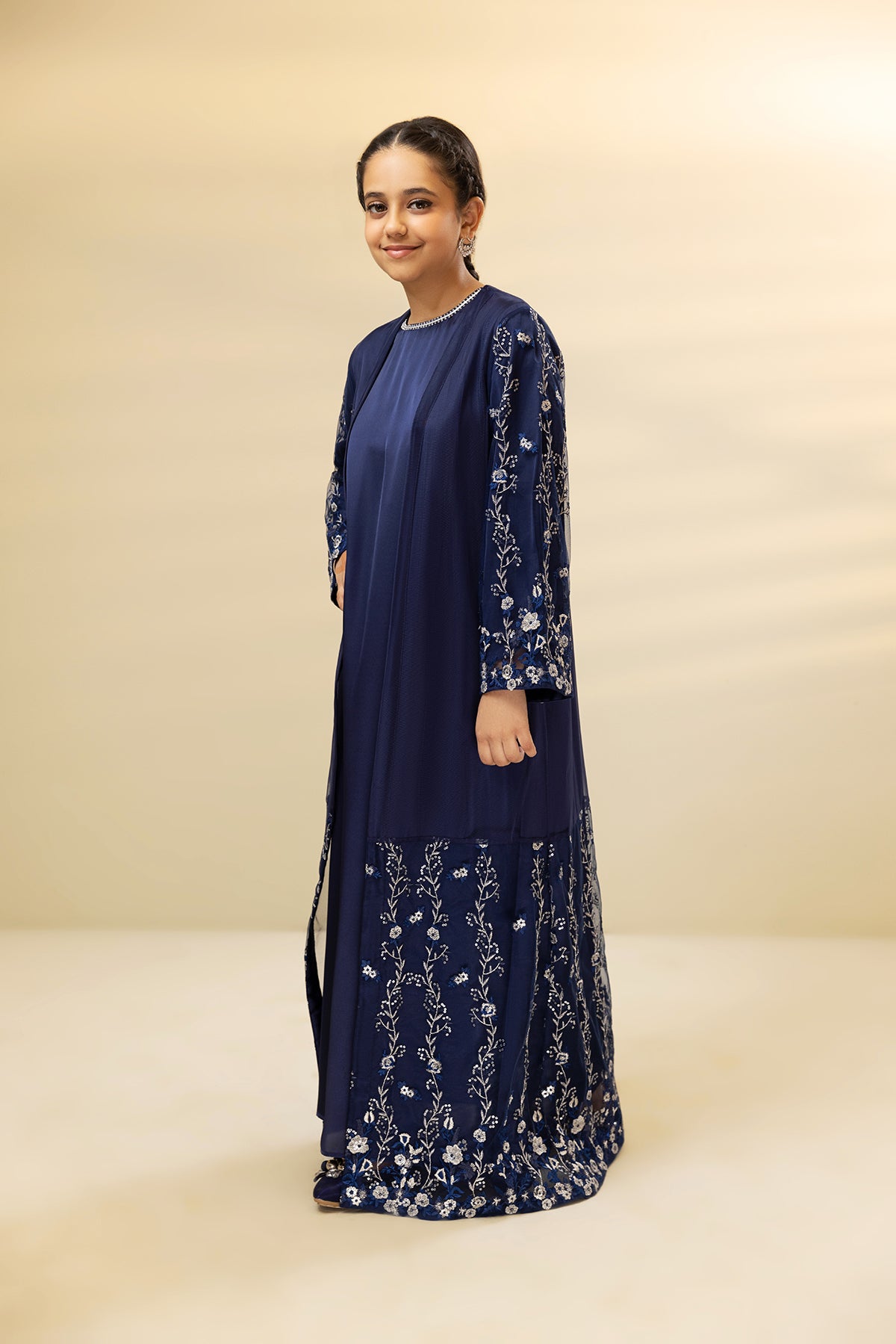 DW22-24-Embroidered Gown Fustaan 2PC